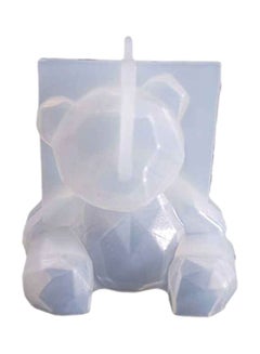 Buy 3D Bear Silicone DIY Mold White in Saudi Arabia