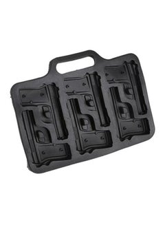 Buy DIY Bullet Shape Ice Cube Maker Black 18.3x14cm in Saudi Arabia