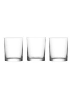 اشتري 3-Piece Liberty Glass Set Clear 280 مل في الامارات