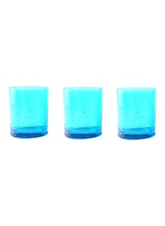 Buy 3-Piece Coral Liberty Glass Set Blue in UAE