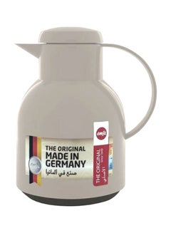 Buy Plastic Vacuum Tea And Coffee Flask Grey 1Liters in Saudi Arabia