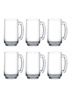 اشتري Pack Of 6 Playboy Beer Mug Clear 357ml في الامارات