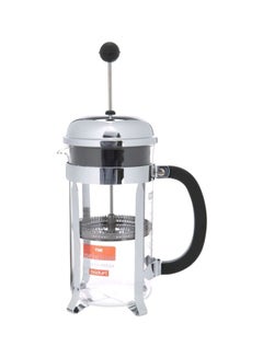 Buy Chambord French Press Coffee Maker Silver/Clear/Black 1Liters in UAE