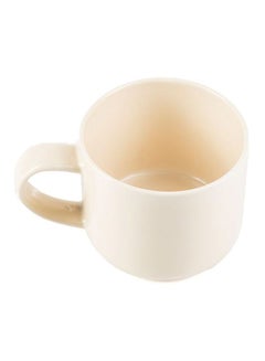 Buy Ceramic Coffee Mug Beige Standard in Saudi Arabia