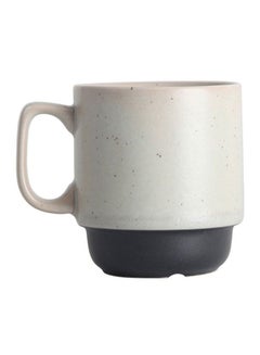 Buy Kiln Coffee Mug Beige/Black 7.9x9.2cm in Saudi Arabia