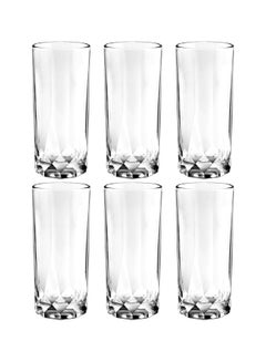 Buy Pack Of 6 Connexion Highball Tumbler Clear in UAE