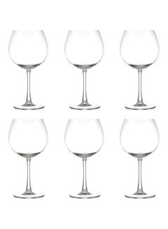 Buy 6-Piece Madison Glass Set Clear 650ml in UAE