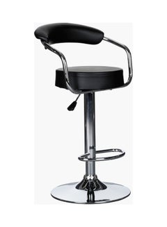 Buy Gillepsie Height Adjustable Stool With Footrest Black 49 x 51.5cm in Saudi Arabia