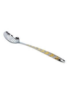 Buy Stainless Steel Slotted Spoon Silver/Gold 36cm in UAE
