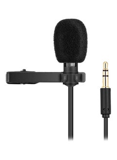 Buy Clip-On Omnidirectional Recorder Microphone V3565 Black in Saudi Arabia