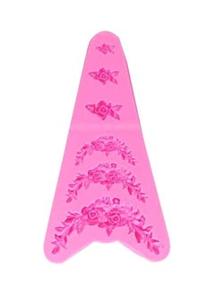 Buy Silicone Fondant Mould Pink One Size in UAE