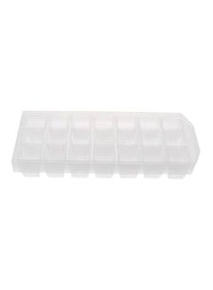 Buy Plastic Ice Cube Tray Clear 22cm in UAE