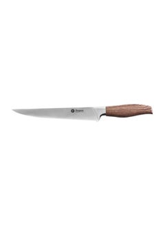 Buy Rustic Slicer Knife Silver/Brown 8inch in Saudi Arabia