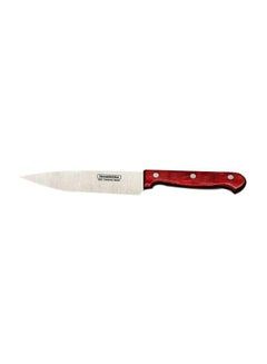 Buy Cooks Knife Polywood Red/Silver 6inch in Saudi Arabia