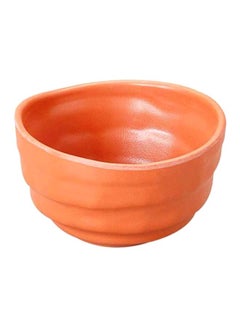 Buy Terra Cotta Serving Bowl Orange 4.25inch in UAE