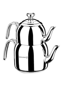 اشتري Droppa Maxi Tea Pot Set Silver 1.1 , 2.3L في الامارات