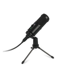 Buy Portable Radio Directional Podcast Condenser Microphone Kit ANY0047 Black in UAE