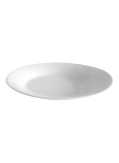 Buy Porcelain Serving Plate White 11.75inch in UAE