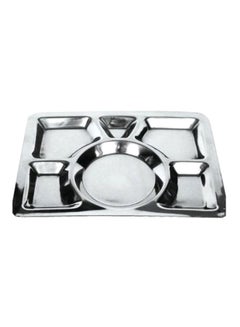 Buy Mess Tray Silver 40cm in UAE