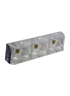 Buy 6-Piece Drinkware Set Clear in Saudi Arabia