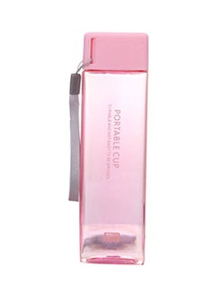 Buy Portable Sports Water Bottle Pink 20x5.5x3.5cm in Saudi Arabia