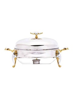 Buy Malaika Round Warmer Gold Standard Silver/Gold in UAE