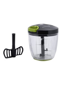 Buy Multi Purpose Pull Chopper Grey/Black/Green 0.9Liters in UAE