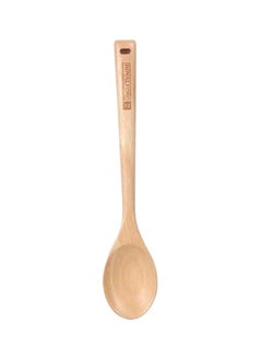 Buy Rubber Wood Serving Spoon Brown 30x6cm in UAE