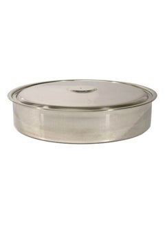 Buy Round Oven Tray Silver 35cm in UAE