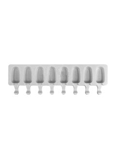 Buy 8-Cavity Popsicle Mould White 42x12.5x2cm in Egypt