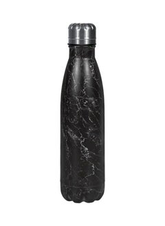 Buy Double Wall Insulated Water Bottle Black/White in Saudi Arabia