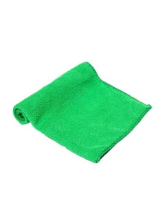 Buy 10-Piece Microfiber Dish Cloth Green 25x25cm in UAE