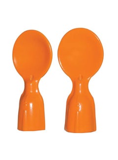 Buy 2-Piece Couple A Spoon Orange in UAE