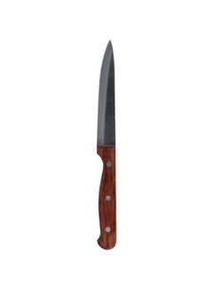 Buy Utility Knife Brown/Silver 5inch in UAE