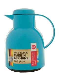 Buy Plastic Vacuum Tea And Coffee Flask Turquoise 1Liters in Saudi Arabia