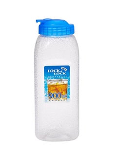 Buy Water Bottle White/Blue 900ml in UAE