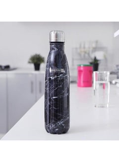 Buy Stainless Steel Vacuum Bottle 500Ml 17Oz 304 Ss Inner Pot Hot Cool Black/White/Silver 500ml in Saudi Arabia