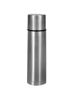 Buy Stainless Steel Vacuum Bottle Silver/Black 1000ml in Saudi Arabia