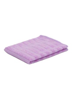 Buy 2-In-1 Microfiber Cleaning Dishcloth Purple 32x32cm in UAE