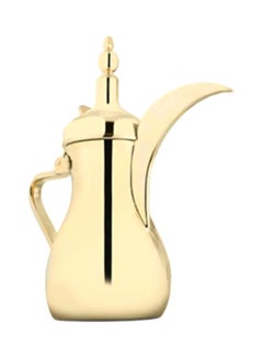 Buy Stainless Steel Arabic Coffee Dallah Flask Gold in Saudi Arabia