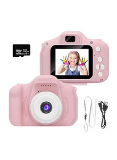 Buy Kids Toy Digital Camera With 32GB Memory Card And Card Reader in UAE
