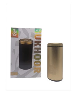 Buy Arabic Ramadan Electric Mini Portable Incense Burner Gold 7.1x7.1x14.2cm in UAE
