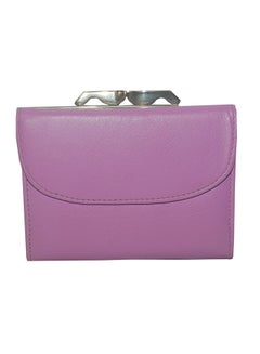 Buy Genuine Leather Ladies Wallet Purple in UAE