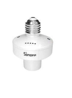 Buy Wi-Fi Smarts Light Bulb Lamp Holder White/Silver in UAE