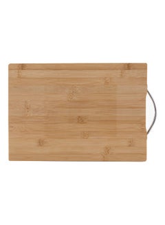 Buy Rectangular Chopping Board Brown 24x34cm in UAE