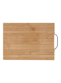 Buy Rectangular Chopping Board Brown 26x36cm in UAE