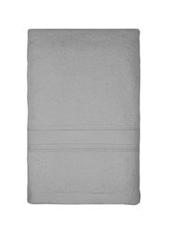 اشتري 2-Piece 100% Cotton 500 GSM Plush Towel Set رمادي 70x140سم في السعودية