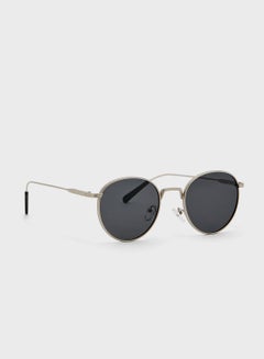 Buy Men's Casual Full Rim Round Sunglasses SS1209 in UAE