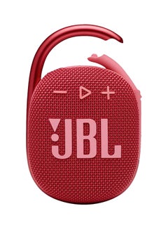 اشتري Clip 4 Portable Bluetooth Speaker - Ultra Portable Design - Integrated Carabiner - Ip67 Waterproof - 18H Battery أحمر في السعودية