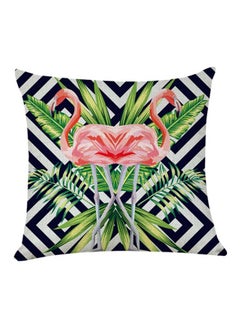 Buy Decorative Printed Soft Pillow Multicolour 45 x 45cm in UAE